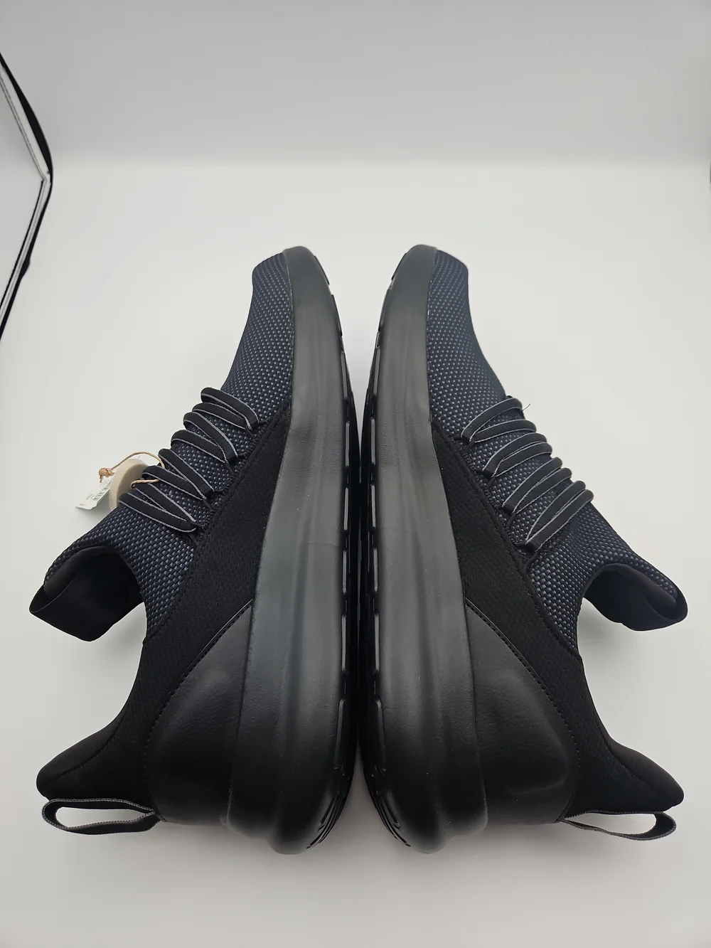 adidas Men's Black Cloudfoam Slip-On Athletic Sneakers